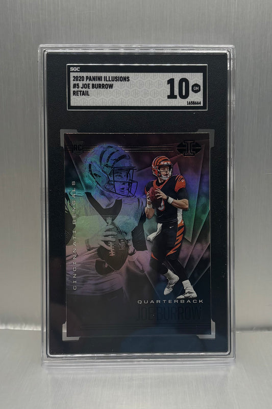 2020 Panini Illusions #5 Joe Burrow Retail SGC 10