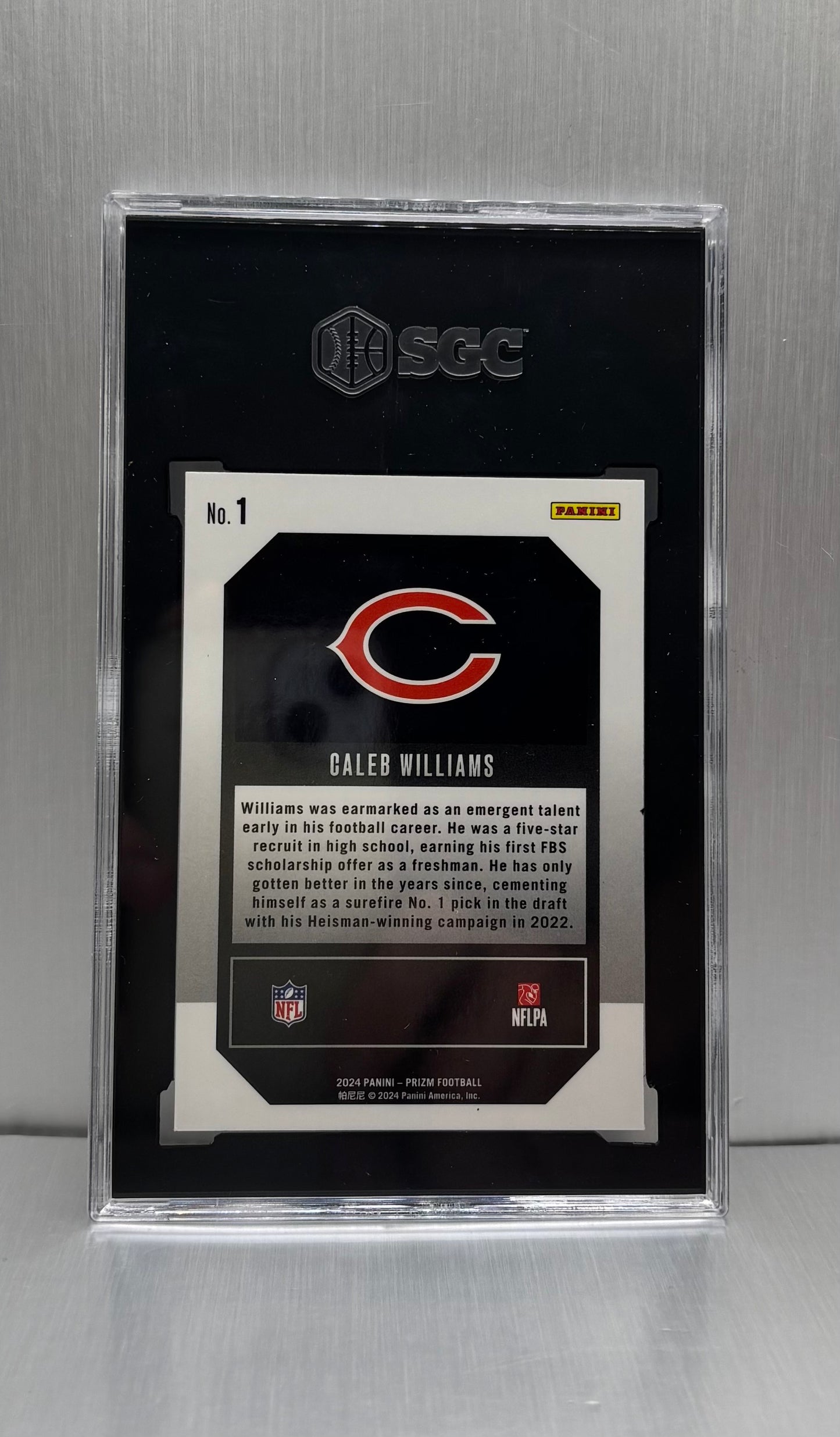 2024 Panini Prizm #1 Caleb Williams Emergent SGC 9.5