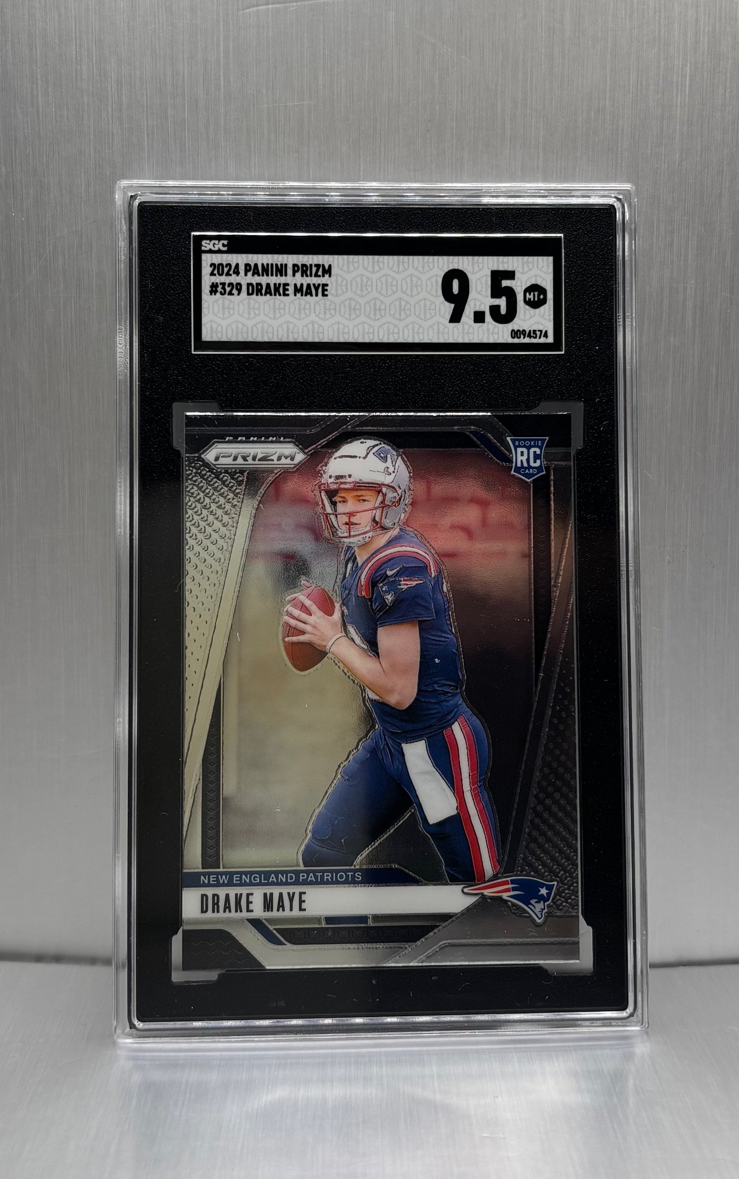 2024 Panini Prizm #329 Drake Maye SGC 9.5