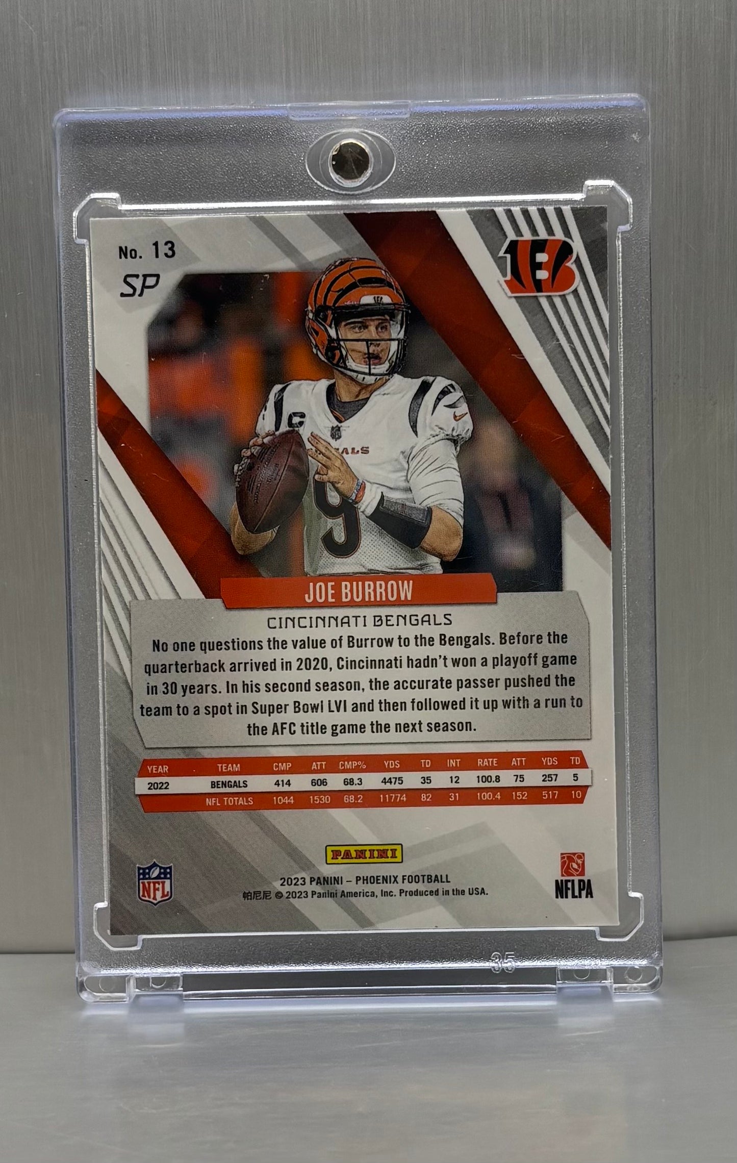 2023 Panini Pheonix Silver #13 Joe Burrow