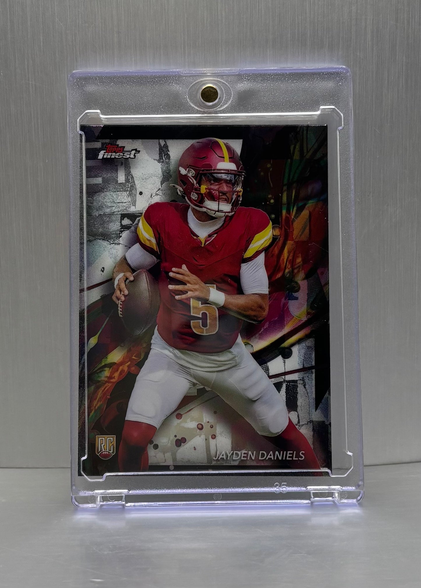 2024 Topps Finest #67 Jayden Daniels Rookie Card