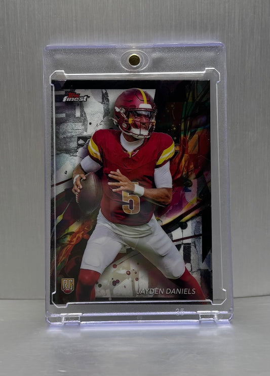 2024 Topps Finest #67 Jayden Daniels Rookie Card