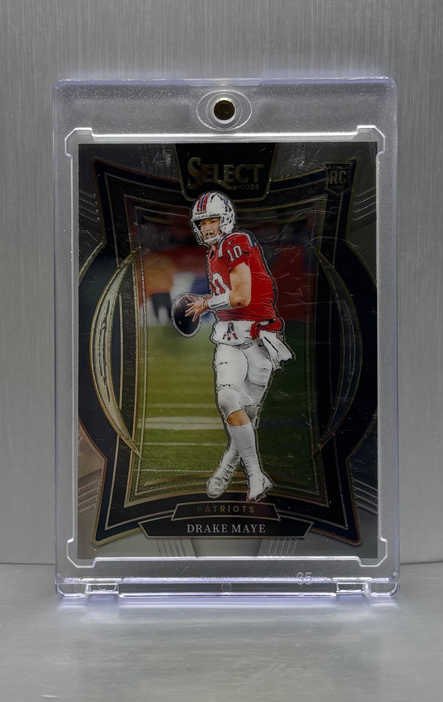 2024 Panini Select Drake Maye Concourse Silver #27 Rookie Card RC