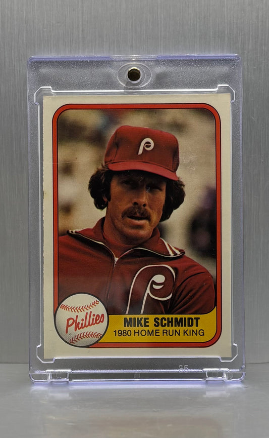 1981 Fleer #640 Mike Schmidt Phillies