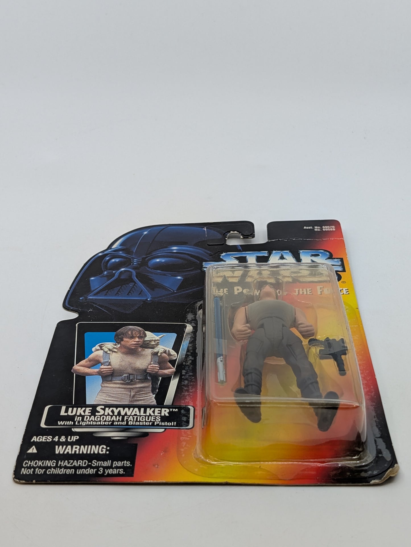 1995 - Star Wars POTF - Luke Skywalker Dagobah Fatigues Lightsaber - Kenner