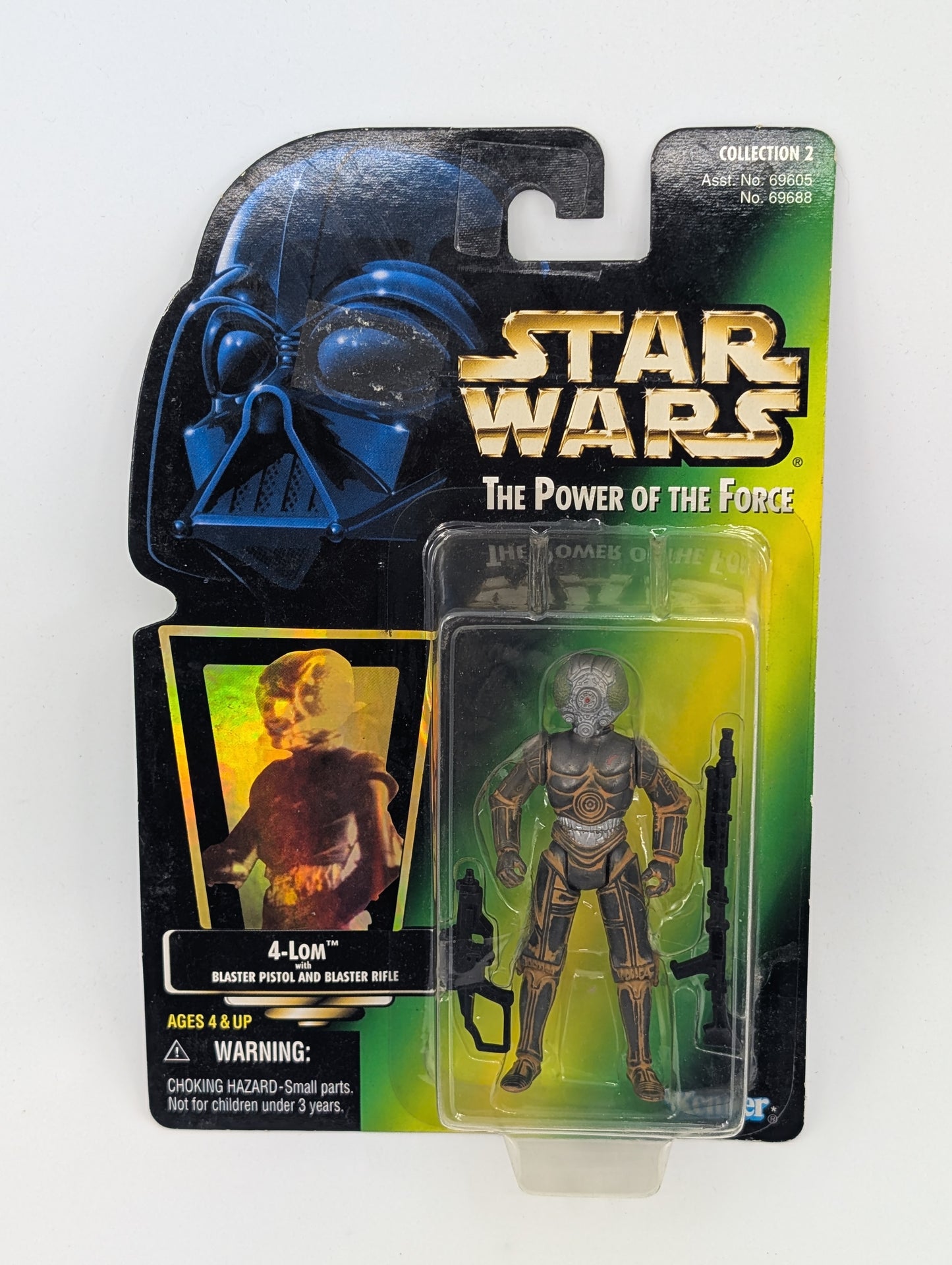1997 - Star Wars POTF - 4-LOM with Blaster Pistol and Blaster Rifle - Kenner