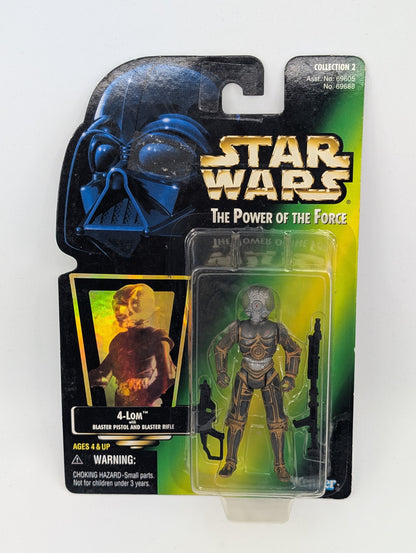 1997 - Star Wars POTF - 4-LOM with Blaster Pistol and Blaster Rifle - Kenner