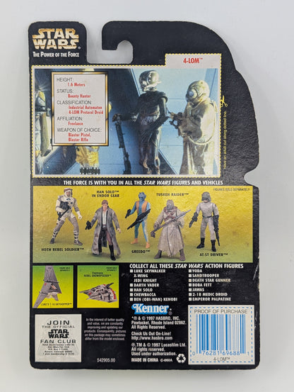 1997 - Star Wars POTF - 4-LOM with Blaster Pistol and Blaster Rifle - Kenner