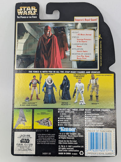 1997 - Star Wars POTF - Emperor's Royal Guard with Force Pike - Kenner