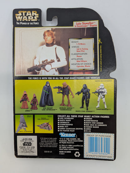1996 - Star Wars Power of the Force - Luke Skywalker Stormtrooper Disguise