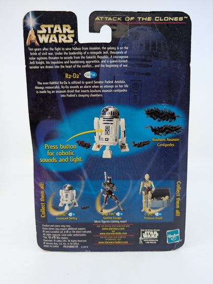 2002 - Star Wars AOTC - R2-D2 Coruscant Sentry Electronic - Hasbro