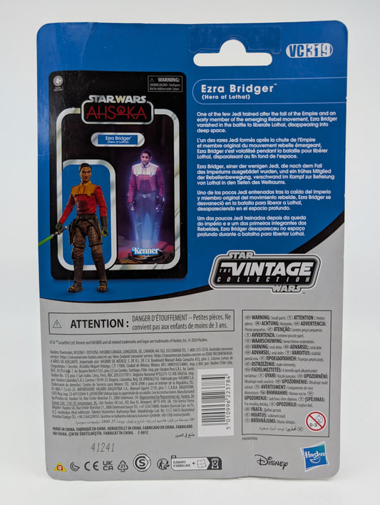 Claude responded: Title: Title: 2024 - Star Wars Ahsoka - Ezra Bridger Hero of Lothal VC319 - Kenner