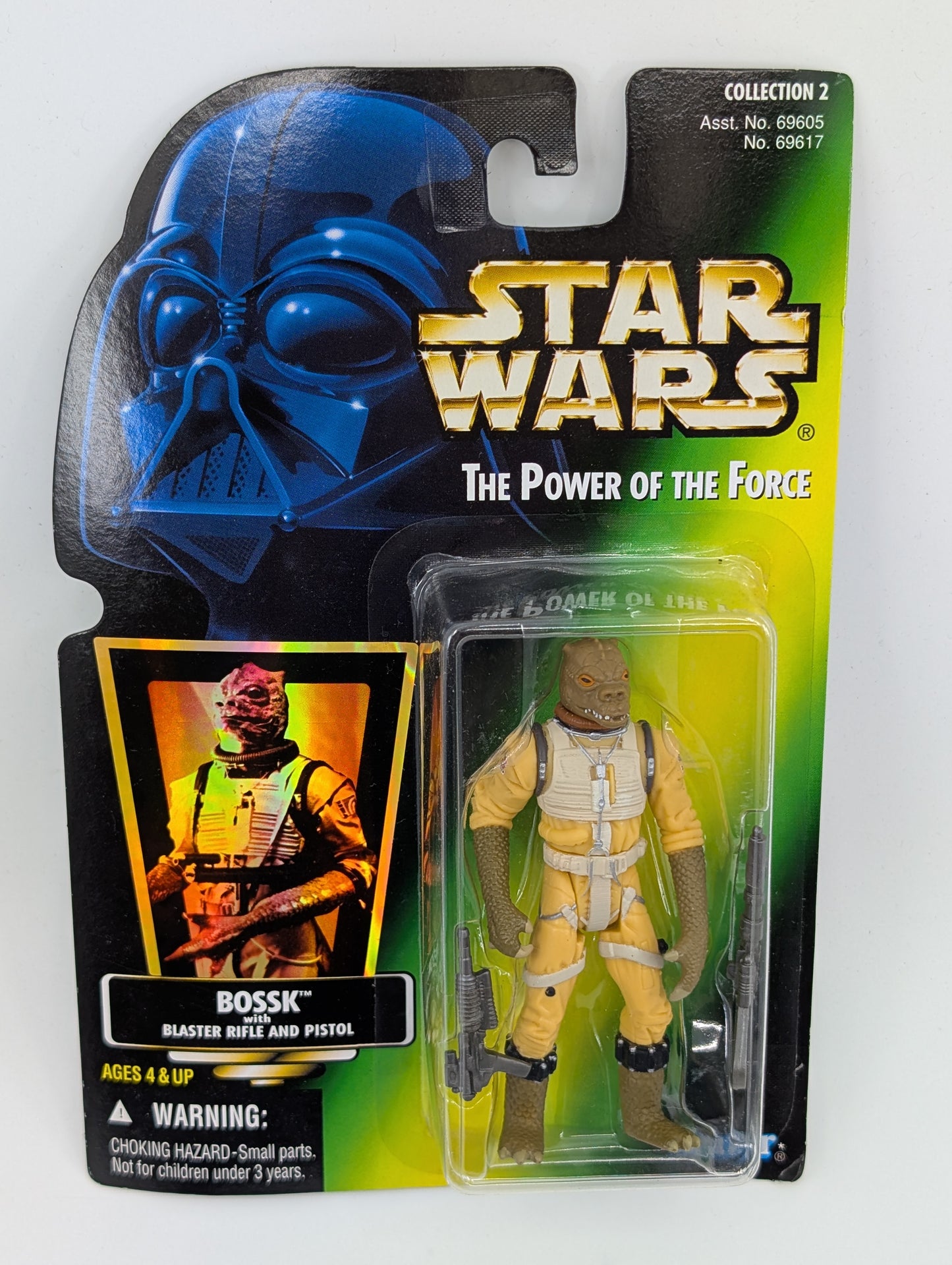 1996 - Star Wars POTF - Bossk with Blaster Rifle and Pistol - Kenner