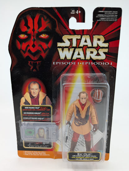 1999 - Star Wars Episode I - Ric Olié with Helmet and Naboo Blaster - Hasbro