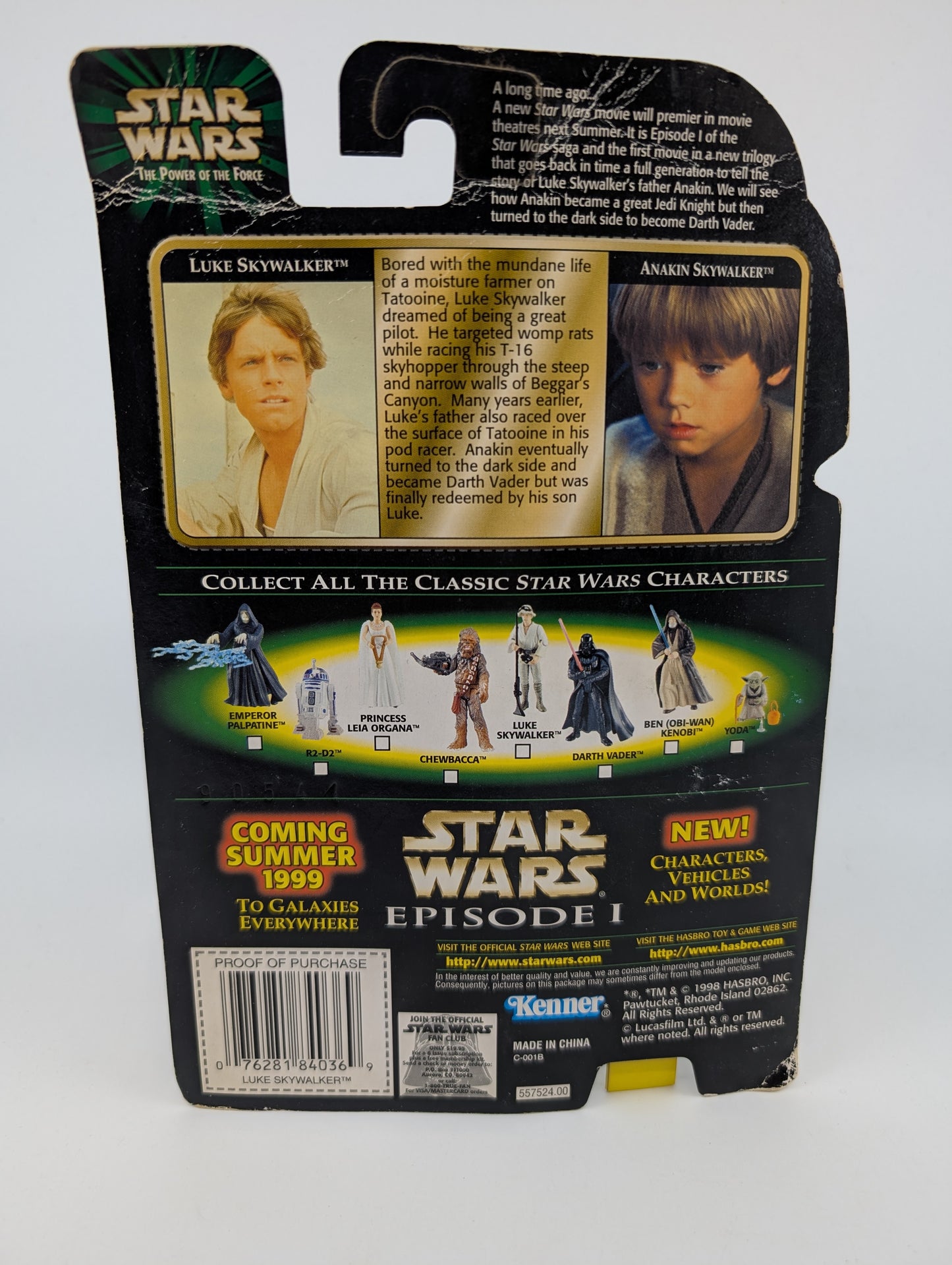 1998 - Star Wars POTF - Luke Skywalker Blaster Rifle Electrobinoculars Kenner