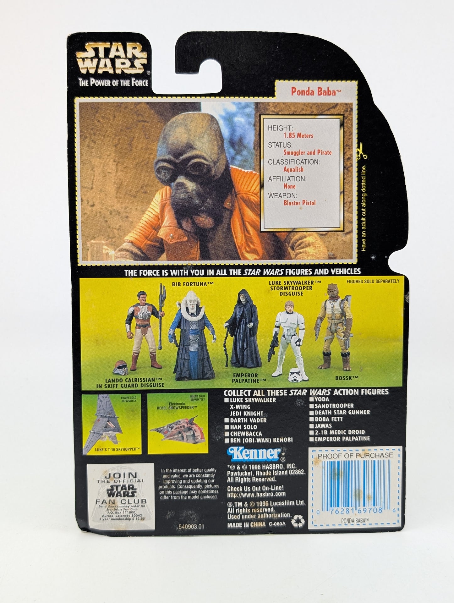 1996 - Star Wars POTF - Ponda Baba Blaster Pistol and Rifle - Kenner
