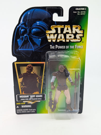 1996 - Star Wars POTF - Weequay Skiff Guard Force Pike Blaster Rifle Kenner