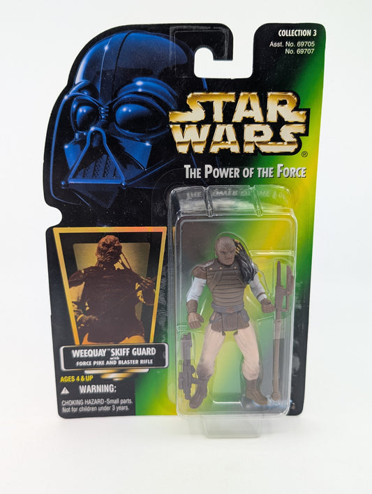 1996 - Star Wars POTF - Weequay Skiff Guard Force Pike Blaster Rifle Kenner