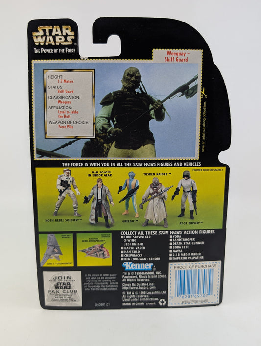 1996 - Star Wars POTF - Weequay Skiff Guard Force Pike Blaster Rifle Kenner