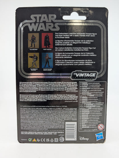2021 - Star Wars Mandalorian - Incinerator Trooper Carbonized - Kenner