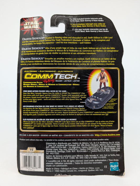 1999 - Star Wars Episode I - Darth Sidious CommTech Chip - Hasbro Figure