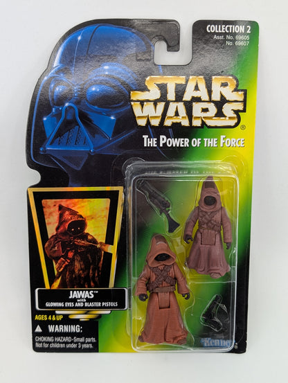 1996 - Star Wars POTF - Jawas with Glowing Eyes and Blaster Pistols Kenner