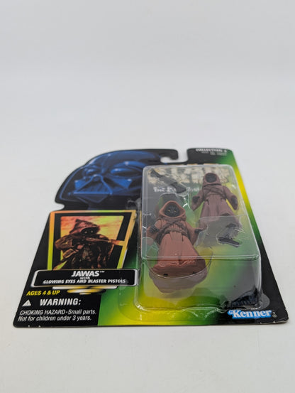 1996 - Star Wars POTF - Jawas with Glowing Eyes and Blaster Pistols Kenner