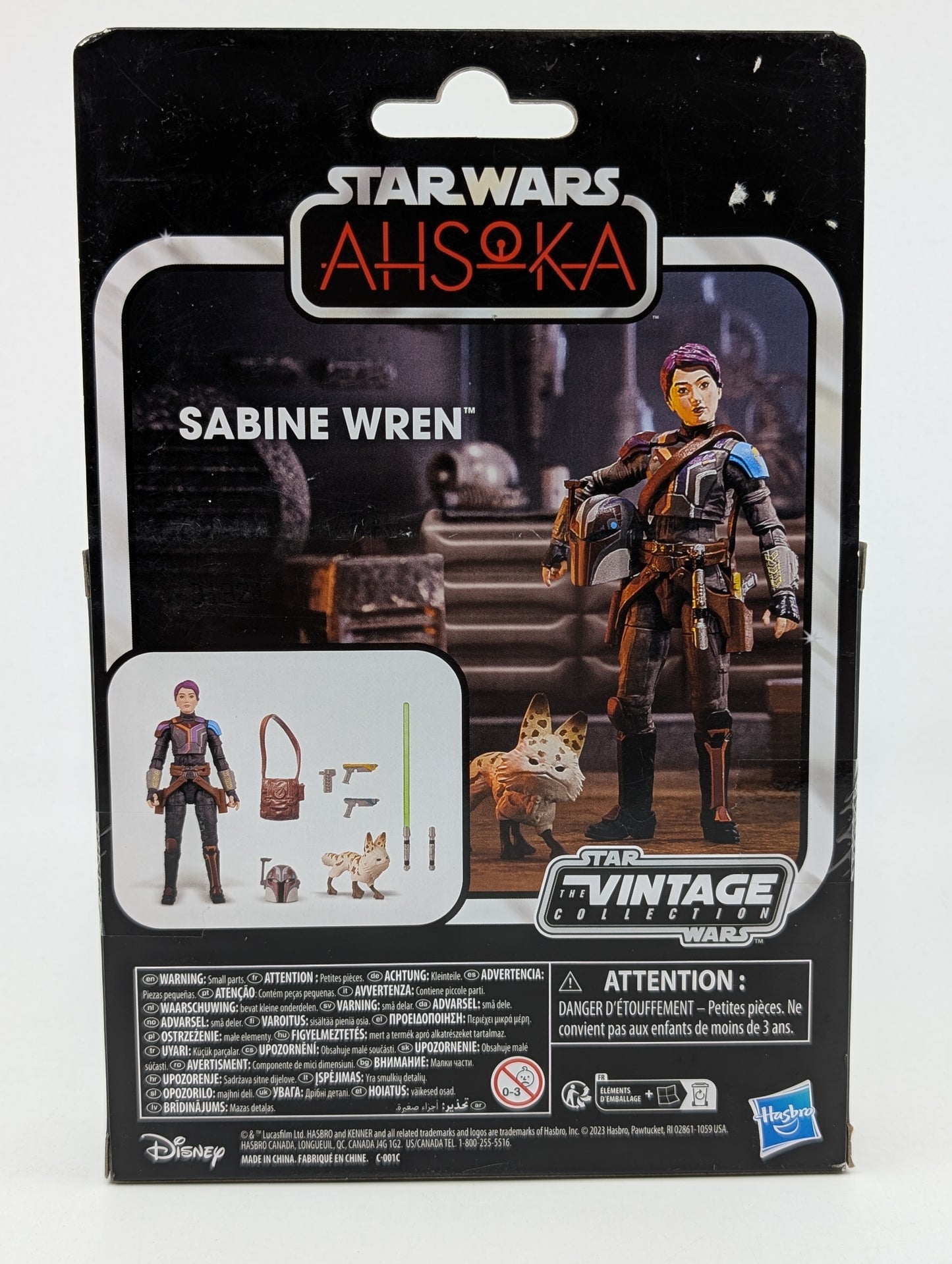 2023 - Star Wars Ahsoka - Sabine Wren with Loth-cat Vintage Collection