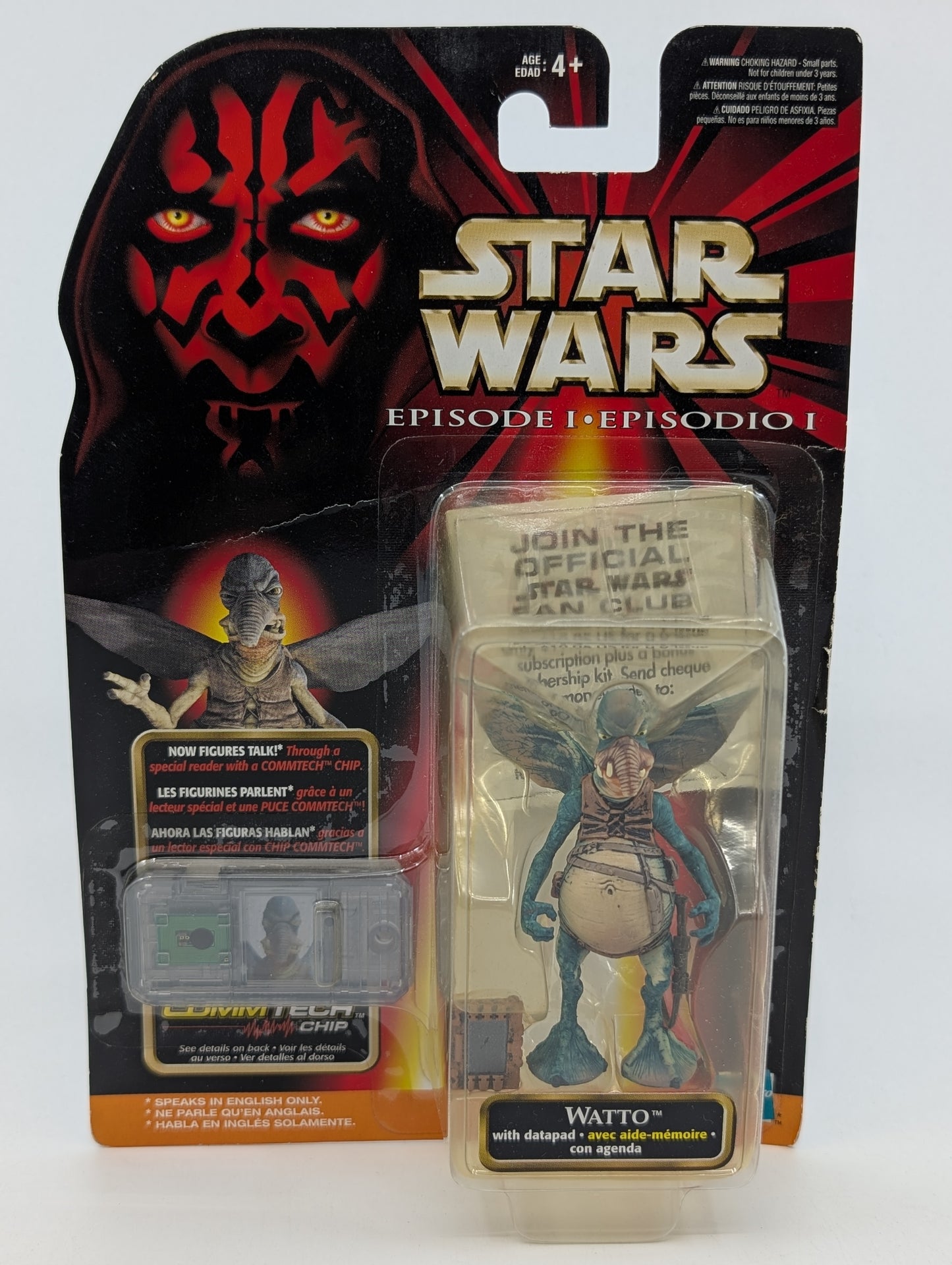 1999 - Star Wars Episode I - Watto with Datapad CommTech Chip - Hasbro