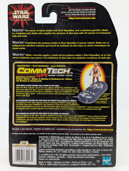 1999 - Star Wars Episode I - Watto with Datapad CommTech Chip - Hasbro