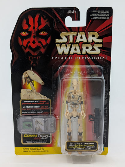 1999 - Star Wars Episode I - Battle Droid with Blaster Rifle - Hasbro Figure
