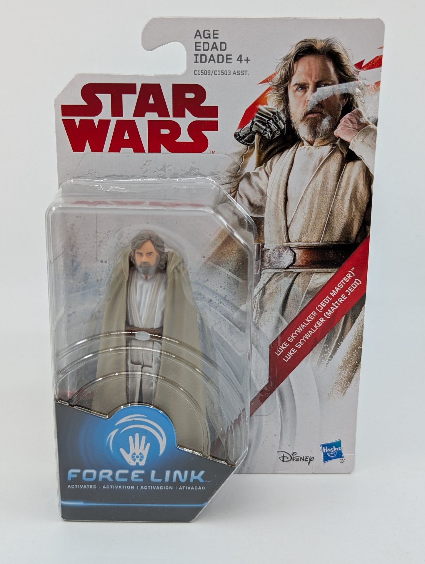 2017 - Star Wars The Last Jedi - Luke Skywalker Jedi Master Force Link Hasbro