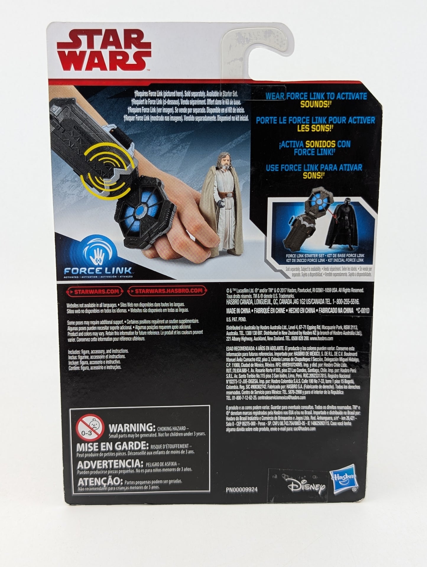 2017 - Star Wars The Last Jedi - Luke Skywalker Jedi Master Force Link Hasbro