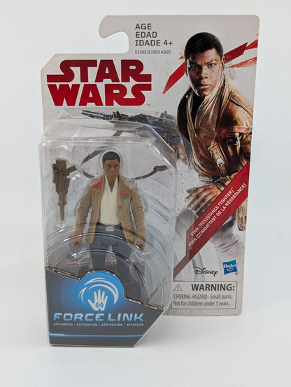 2017 - Star Wars The Last Jedi - Finn Resistance Fighter Force Link Hasbro
