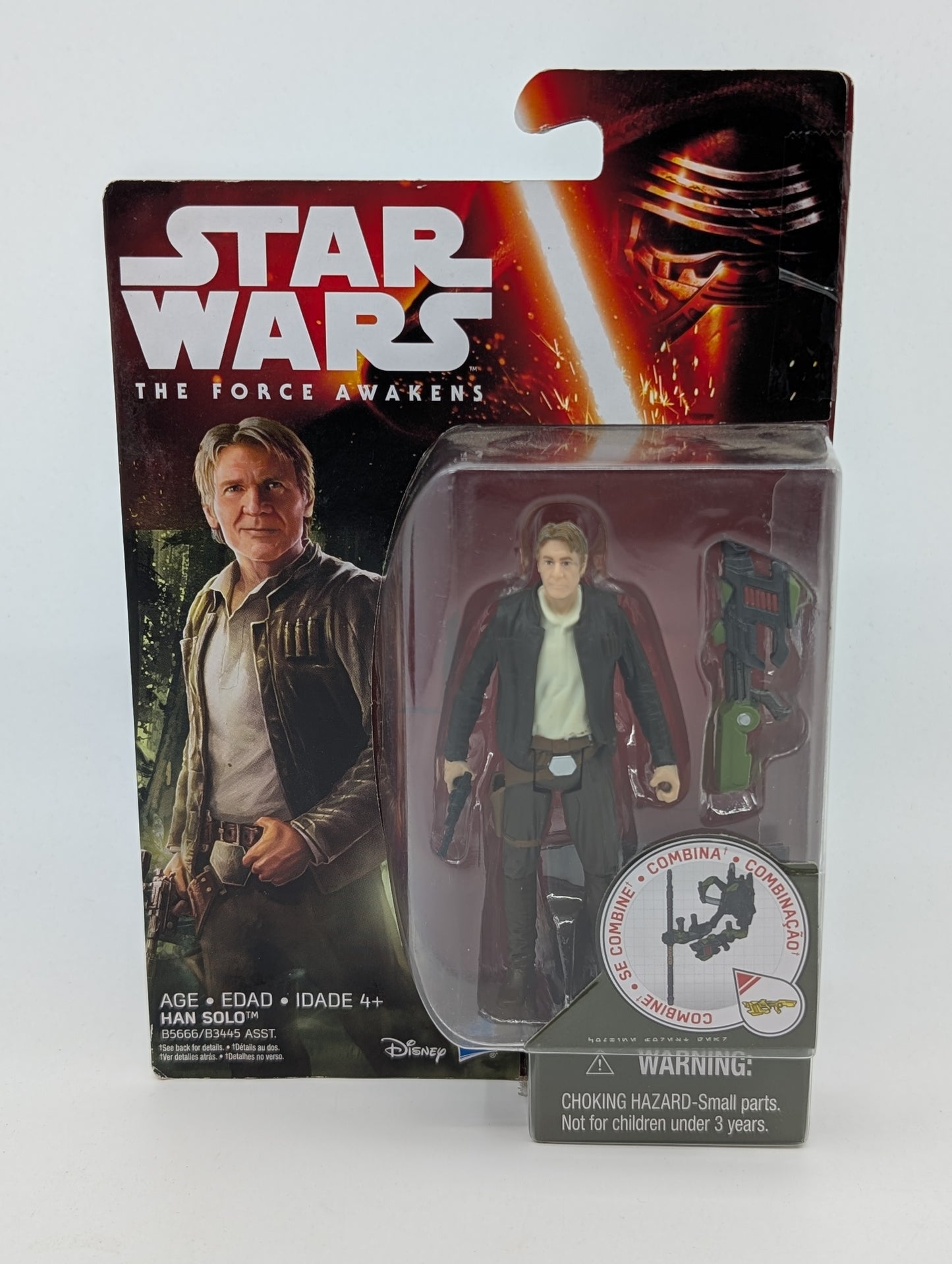2015 - Star Wars The Force Awakens - Han Solo with Accessories - Hasbro