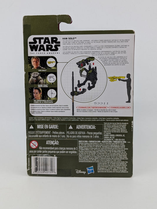 2015 - Star Wars The Force Awakens - Han Solo with Accessories - Hasbro