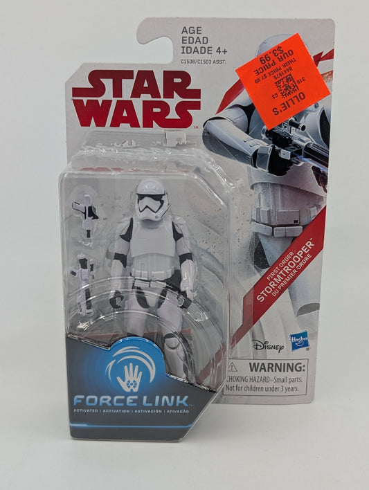 2017 - Star Wars Last Jedi - First Order Stormtrooper Force Link Hasbro