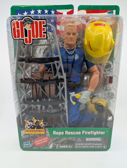 2003 - G.I. Joe - Rope Rescue Firefighter 12 Inch Figure - Hasbro