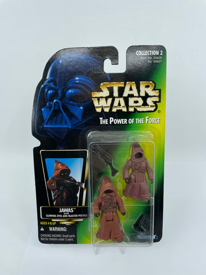 1996 - Star Wars Power of the Force - Jawas Glowing Eyes 2-Pack - Kenner