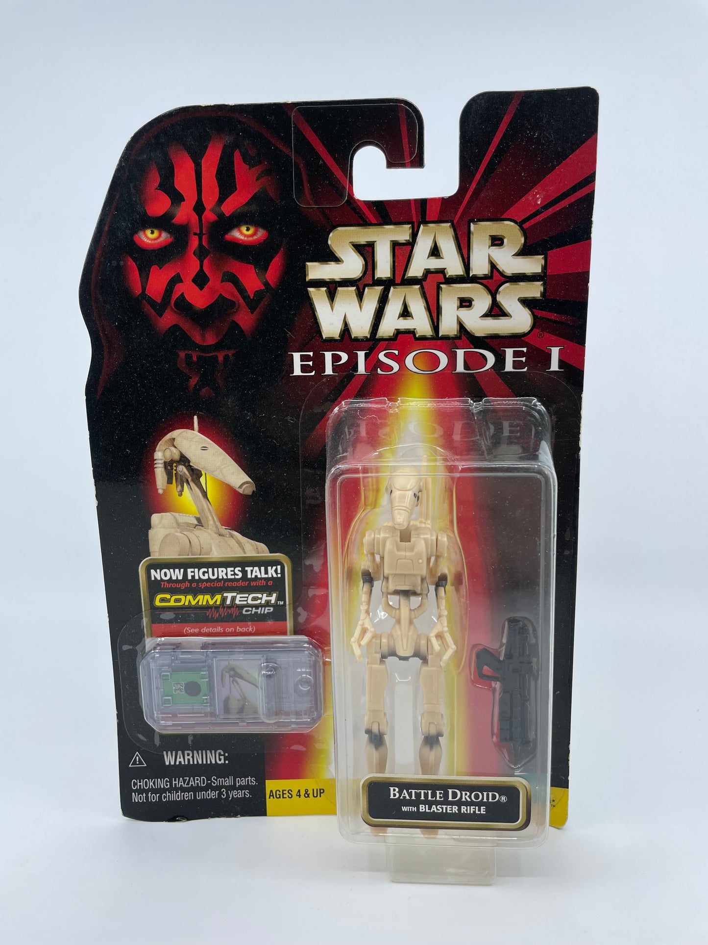 1999 - Star Wars Episode I - Battle Droid with Blaster Rifle - Hasbro Figure