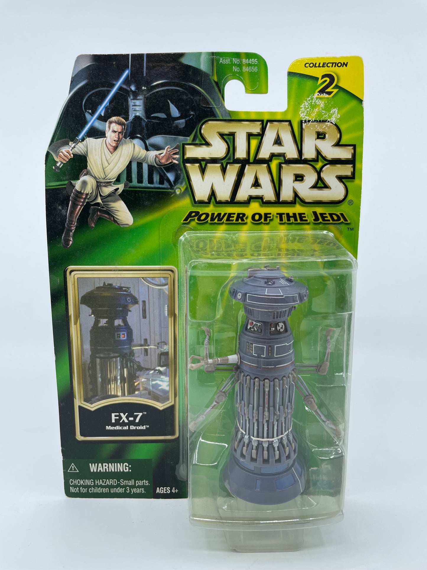 2001 - Star Wars Power of the Jedi - FX-7 Medical Droid - Hasbro Figure