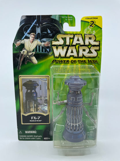 2001 - Star Wars Power of the Jedi - FX-7 Medical Droid - Hasbro Figure