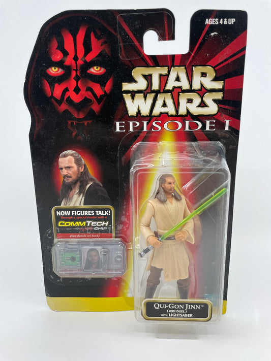 1999 - Star Wars Episode I - Qui-Gon Jinn Jedi Duel - Hasbro Figure
