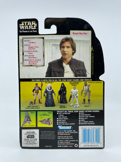 1997 - Star Wars Power of the Force - Bespin Han Solo - Kenner Figure