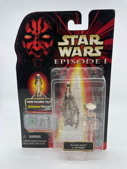 1999 - Star Wars Episode I - Gasgano with Pit Droid - Hasbro Figure