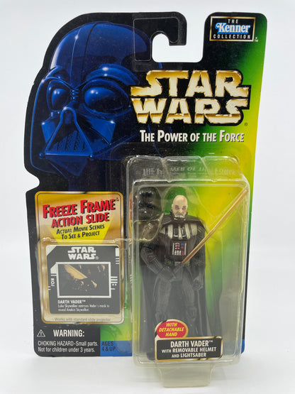 1997 - Star Wars Power of the Force - Darth Vader Removable Helmet - Kenner