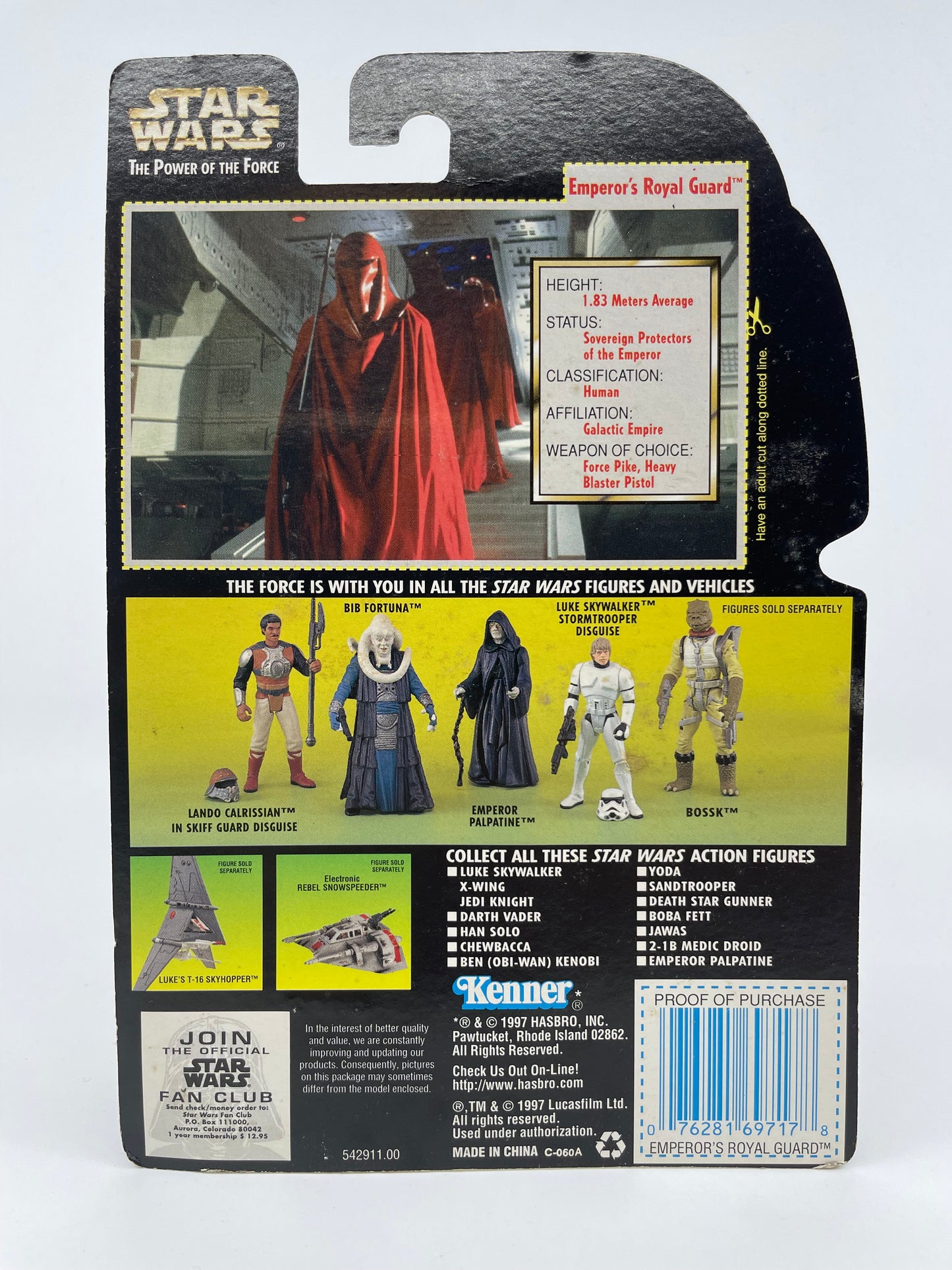 1997 - Star Wars Power of the Force - Emperor's Royal Guard - Kenner