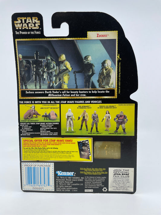 1997 - Star Wars Power of the Force - Zuckuss Bounty Hunter - Kenner