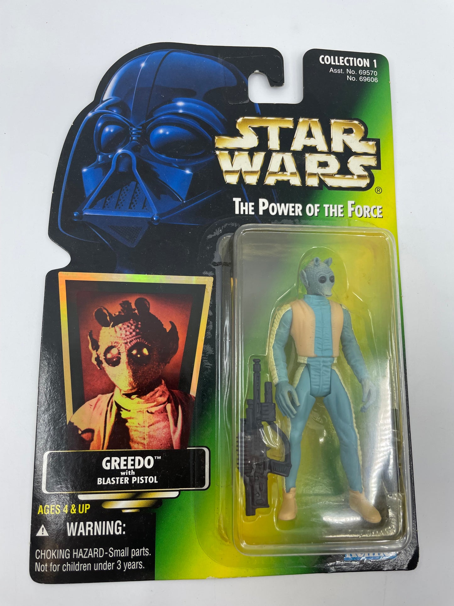 1996 - Star Wars Power of the Force - Greedo with Blaster Pistol - Kenner