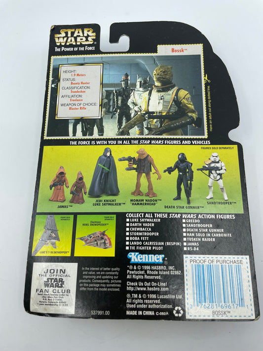 1996 - Star Wars Power of the Force - Bossk Bounty Hunter - Kenner Figure